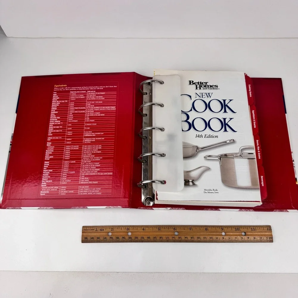 2006 Better Homes Gardens New Cook Book Binder 14th Edition‎ Recipes Hardcover